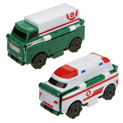 Машина Transcar Double Автопоезд – Скорая помощь 1toy Т21861 1